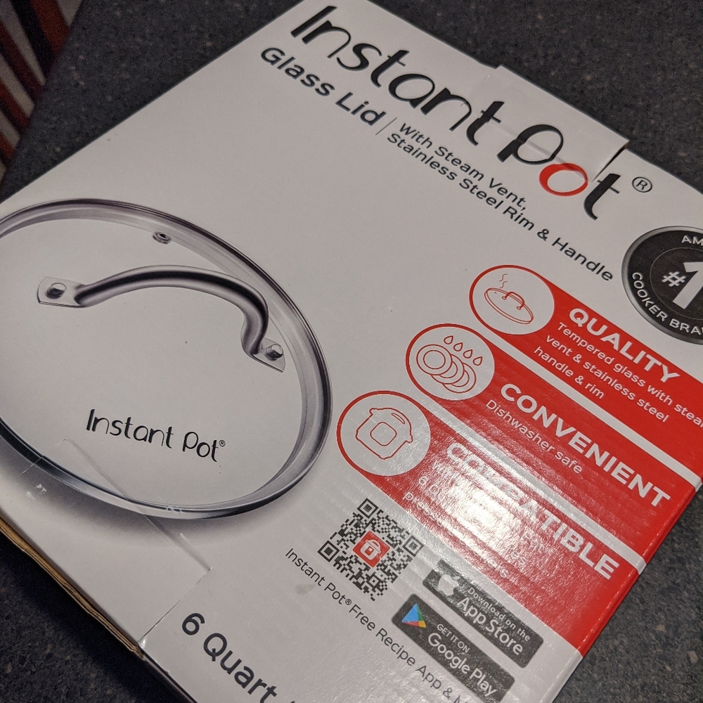 Instant Pot 6 quart glass lid